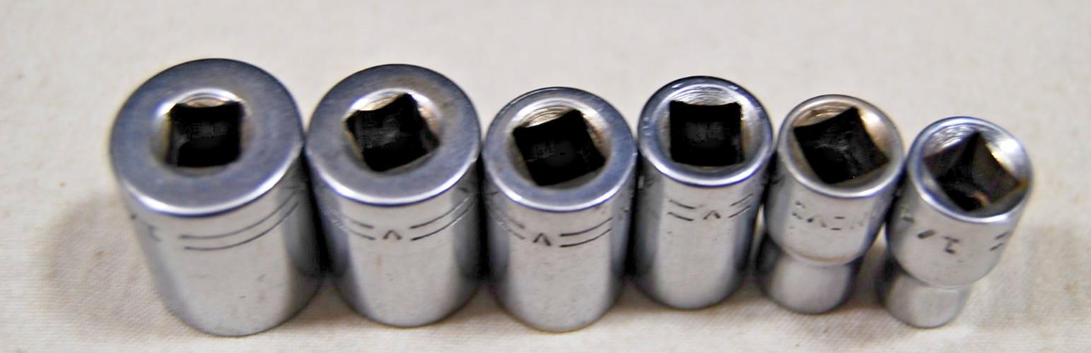 Craftsman 1/4″ Drive SAE 12 Point 6pc Socket Set
