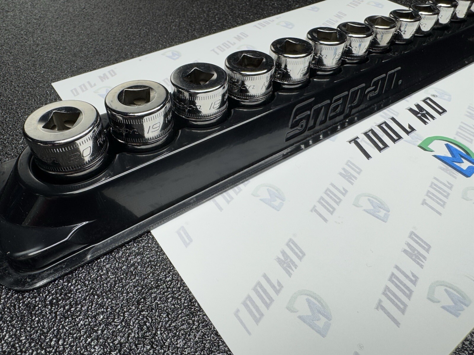 Snap-on Tools NEW 15-Piece 3/8” Drive 12-Point Metric Shallow Socket Set 215FMY
