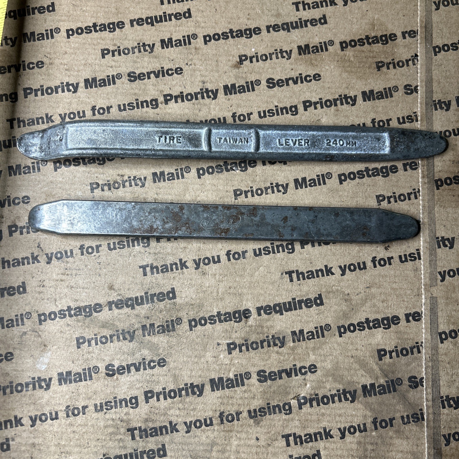 Rare ROCKY Cycle Co. USA PCCC Motorcycle Tire Bead Iron Pry Bar Harley Honda