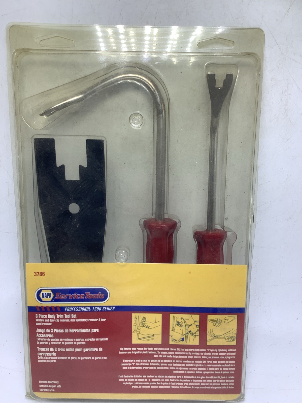 Napa Service Tools professional 1500 series 2 piece Body Trim Tool Set 3786