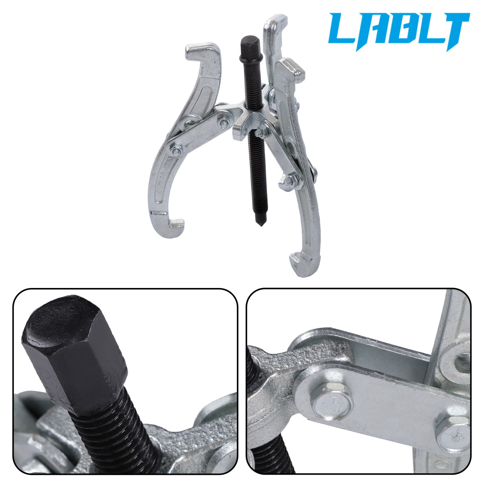 3-Jaw Gear Puller Set 3” 4” 6” Removal Tool Kit 4 Slide Gears Pulley & Flywheel