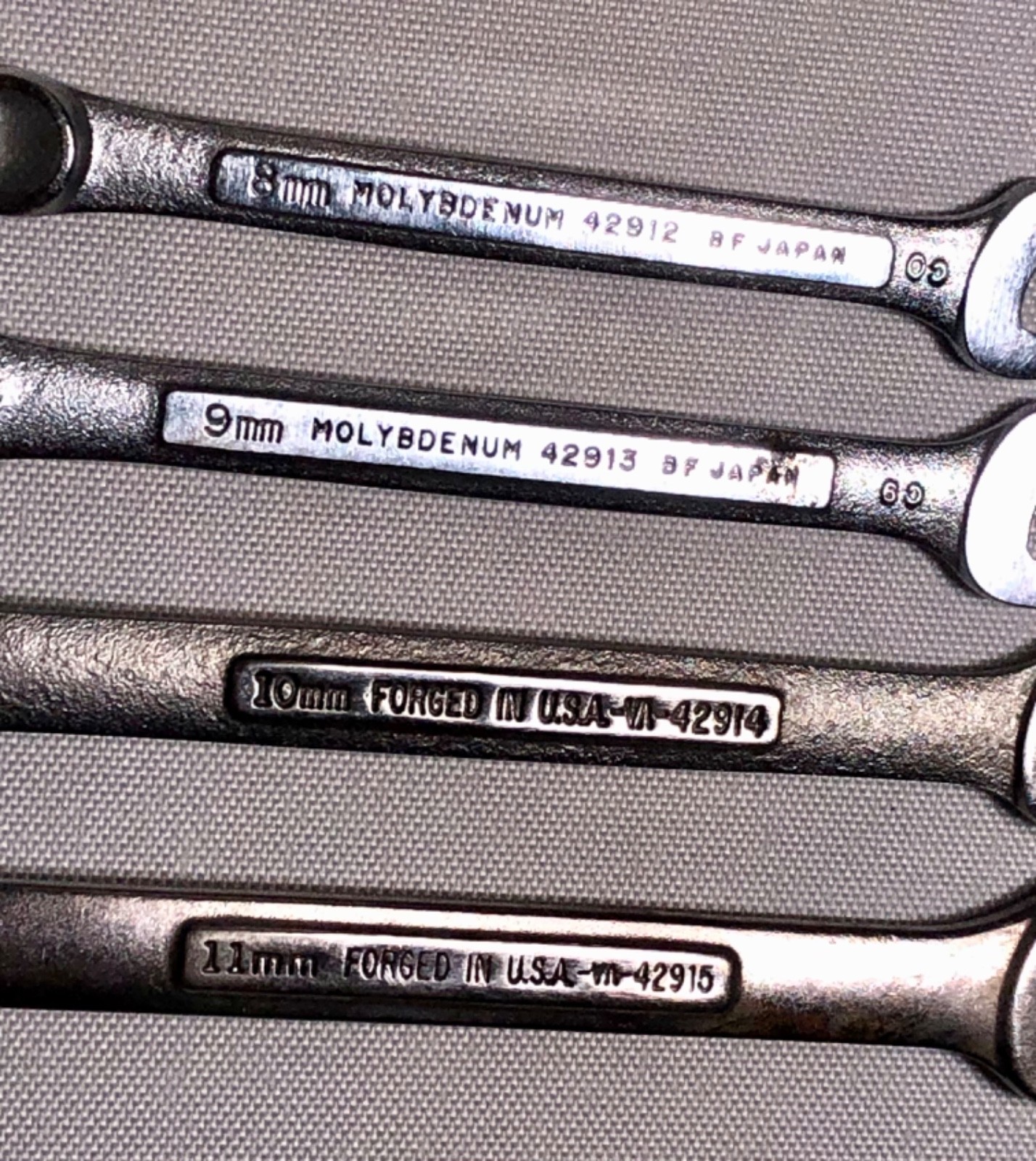 CRAFTSMAN Metric 12PT Combination Wrench Set (4-pieces) 8mm-11mm -VA- U.S.A.