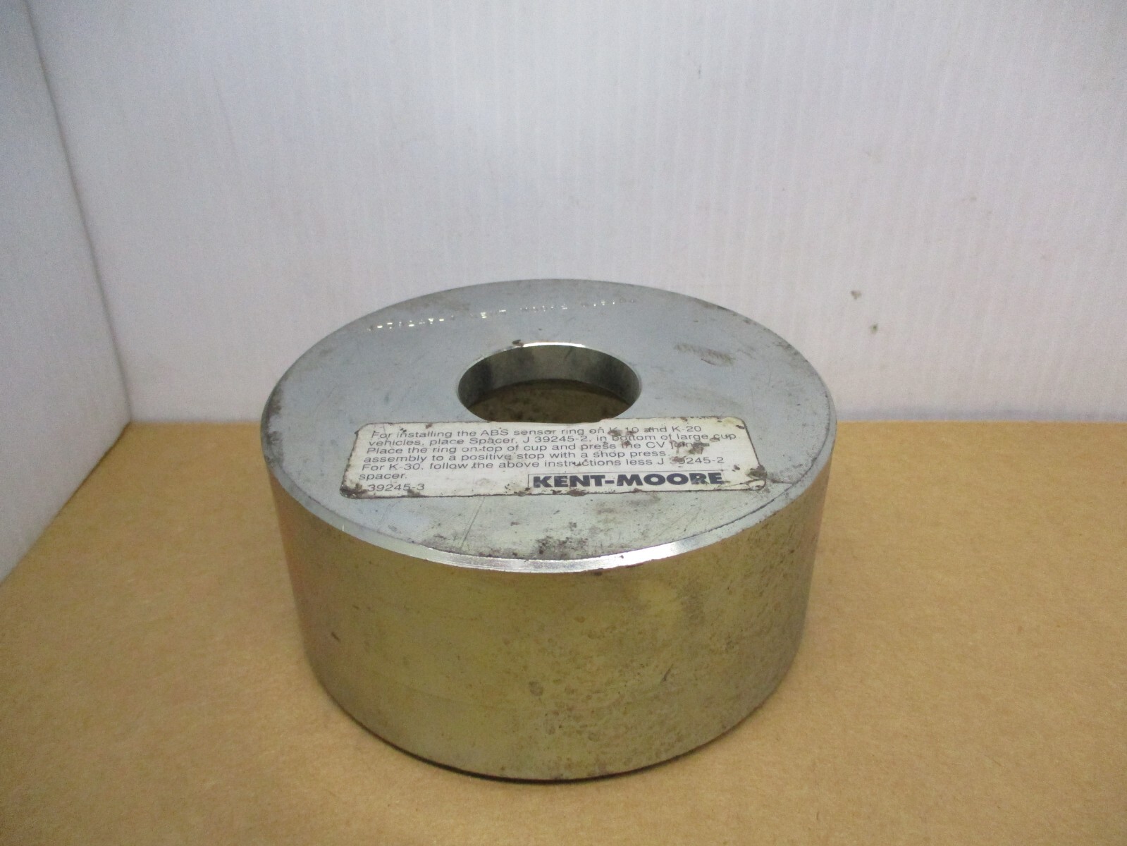 J39245-1 ABS Ring Installer Dealer Tool, GM Kent Moore,