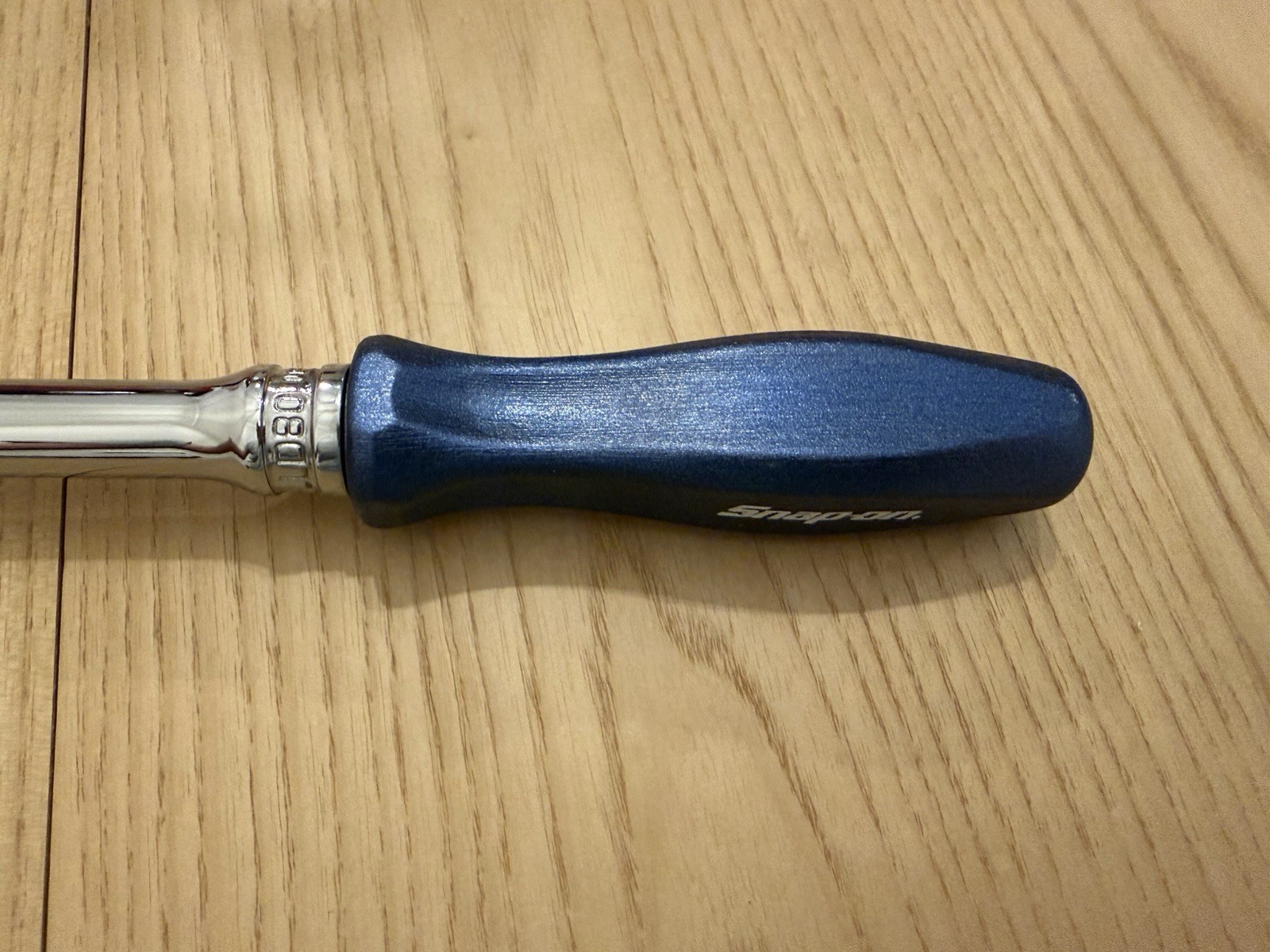 Snap-on 3/8″ Drive Hard Extra-Long Fixed Head Ratchet FHLLD80MB – Power Blue