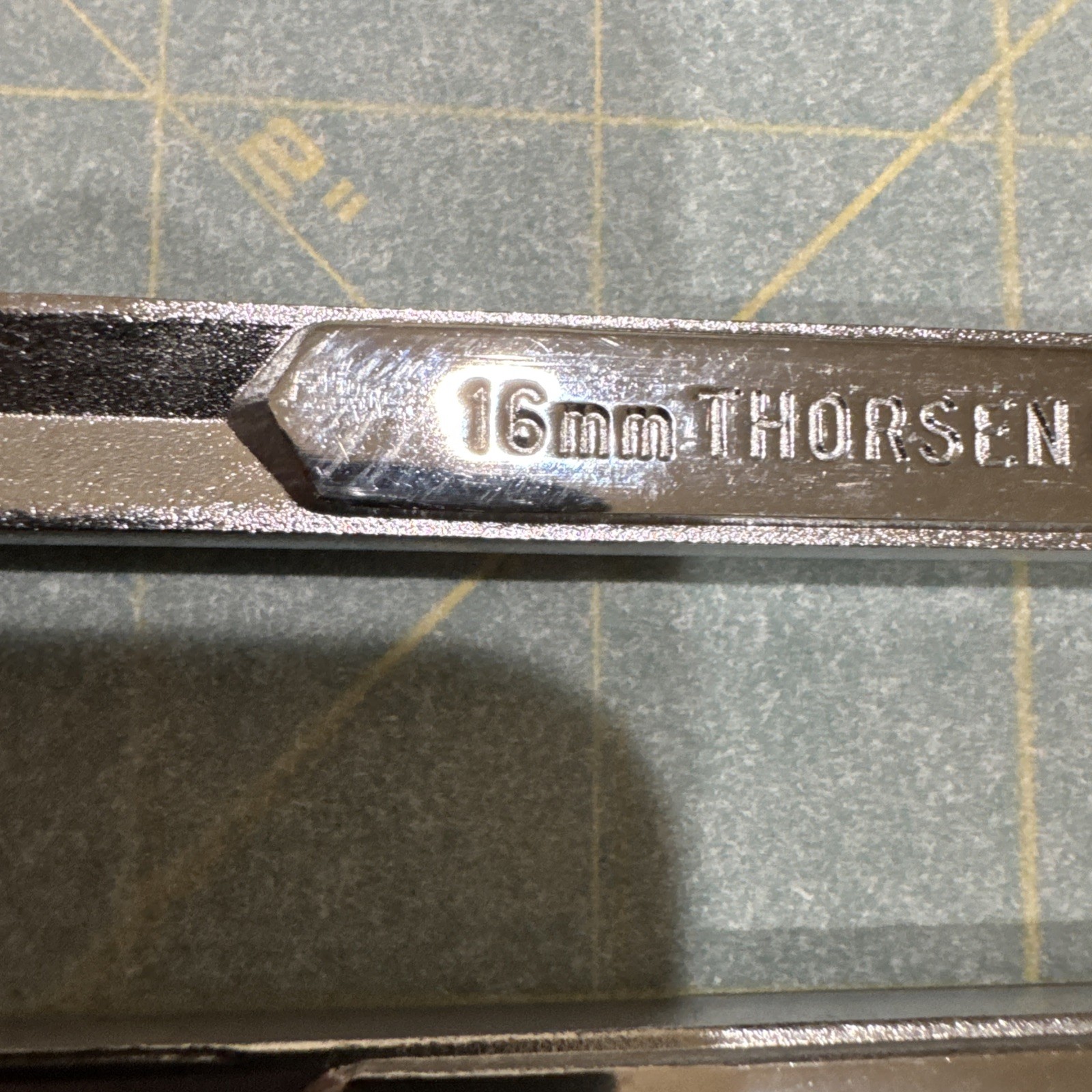 Vintage Thorsen 8 Piece Metric Combination Wrench Set Made in USA
