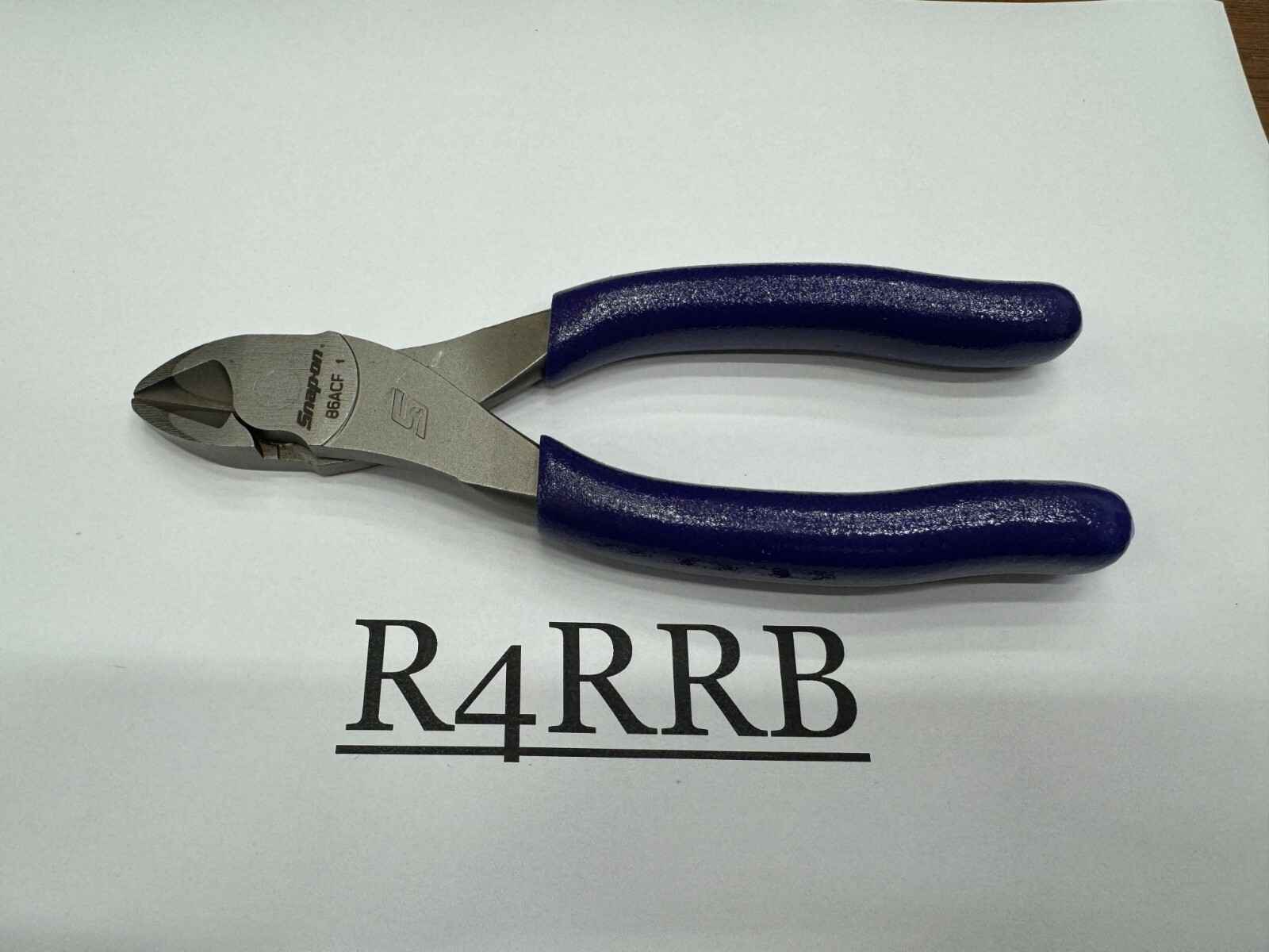 Snap-on Tools NEW RARE DARK PURPLE Soft Grip 6″ Diagonal Cutter Pliers 86ACFDP