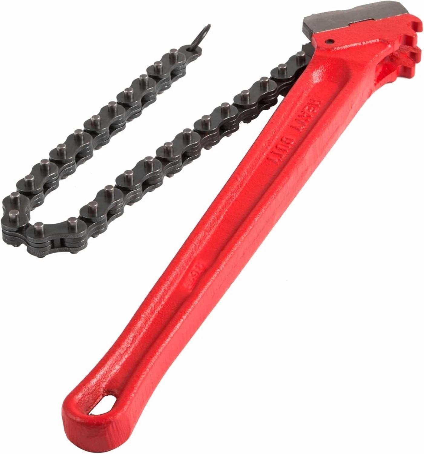 Professional 36″ Oil Filter Chain Wrench, Ergonomic, Powder Coated, Durable
