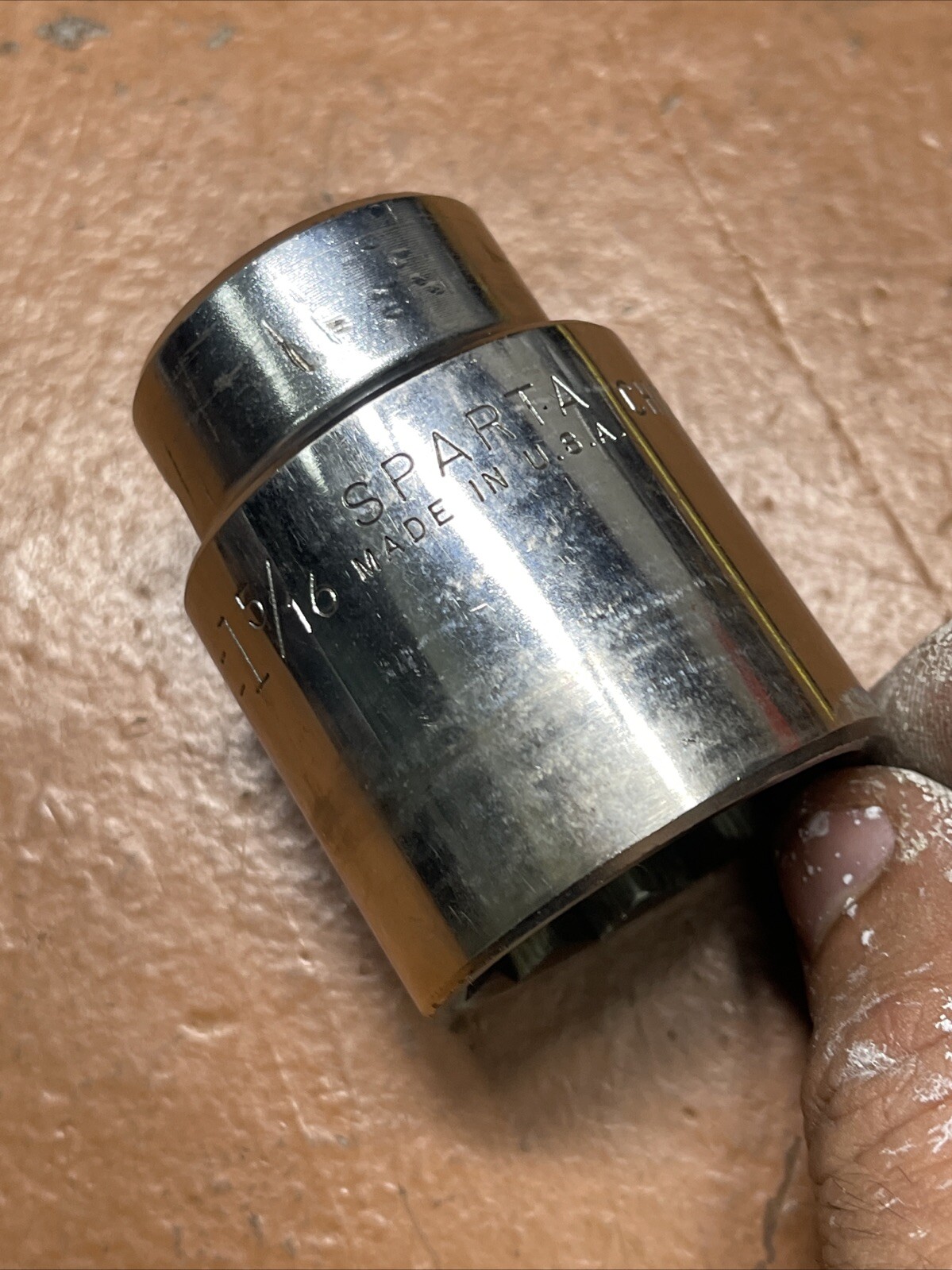 Vintage Sparta USA CH1242 1 5/16 In SAE 3/4 Drive 12 Point Socket 1-5/16