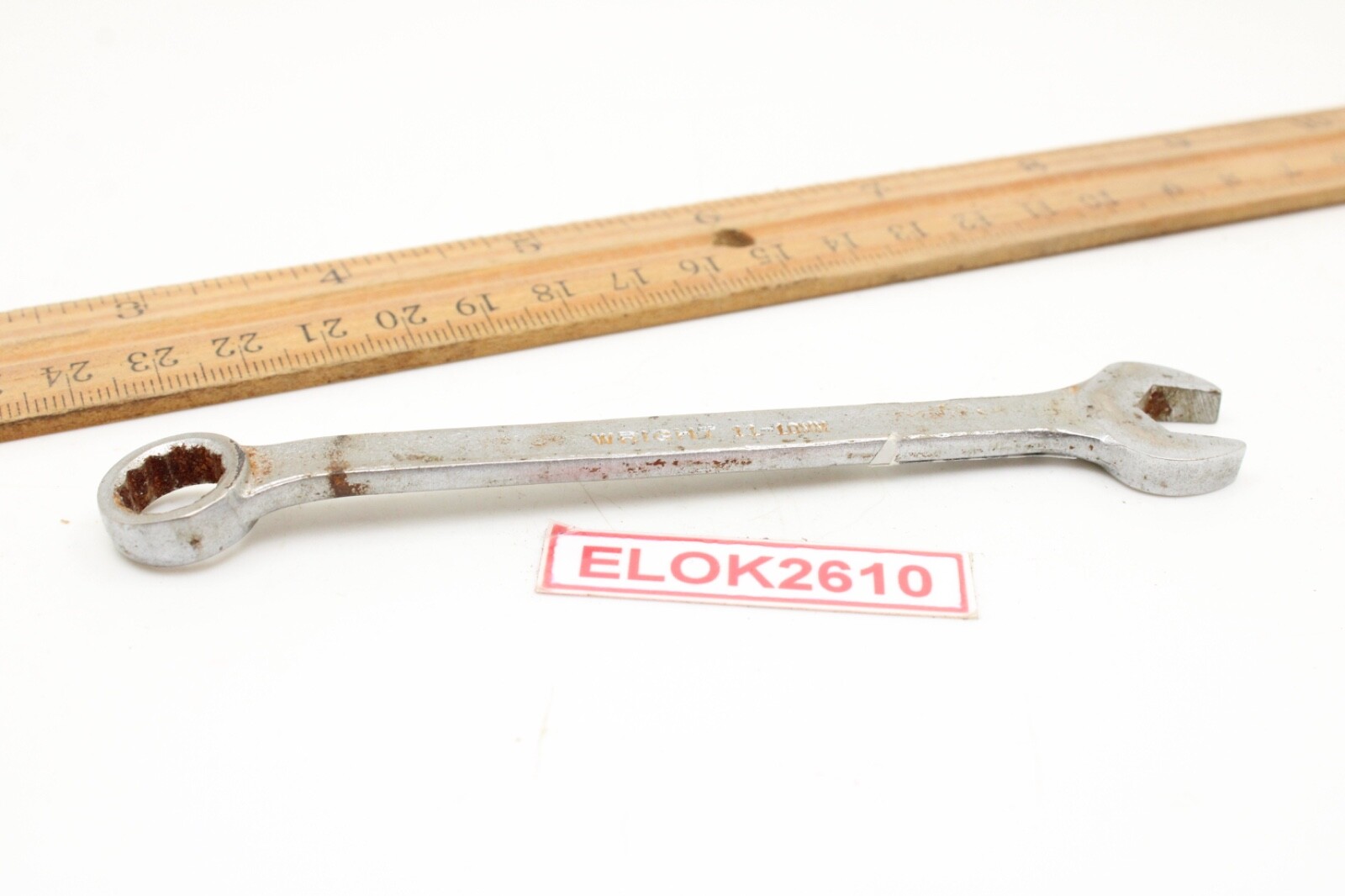 Wright Tools P10mm 11-10MM 12 Point Metric Satin Chrome Combination Wrench USA