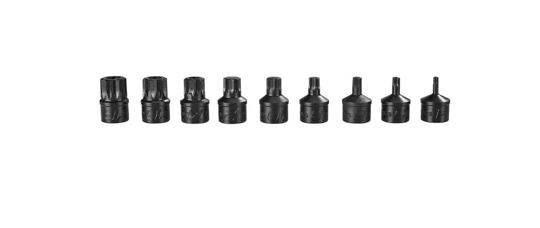 ICON 3/8 in. Drive Professional Triple-Square Impact Bit Socket Set, 9-Piece