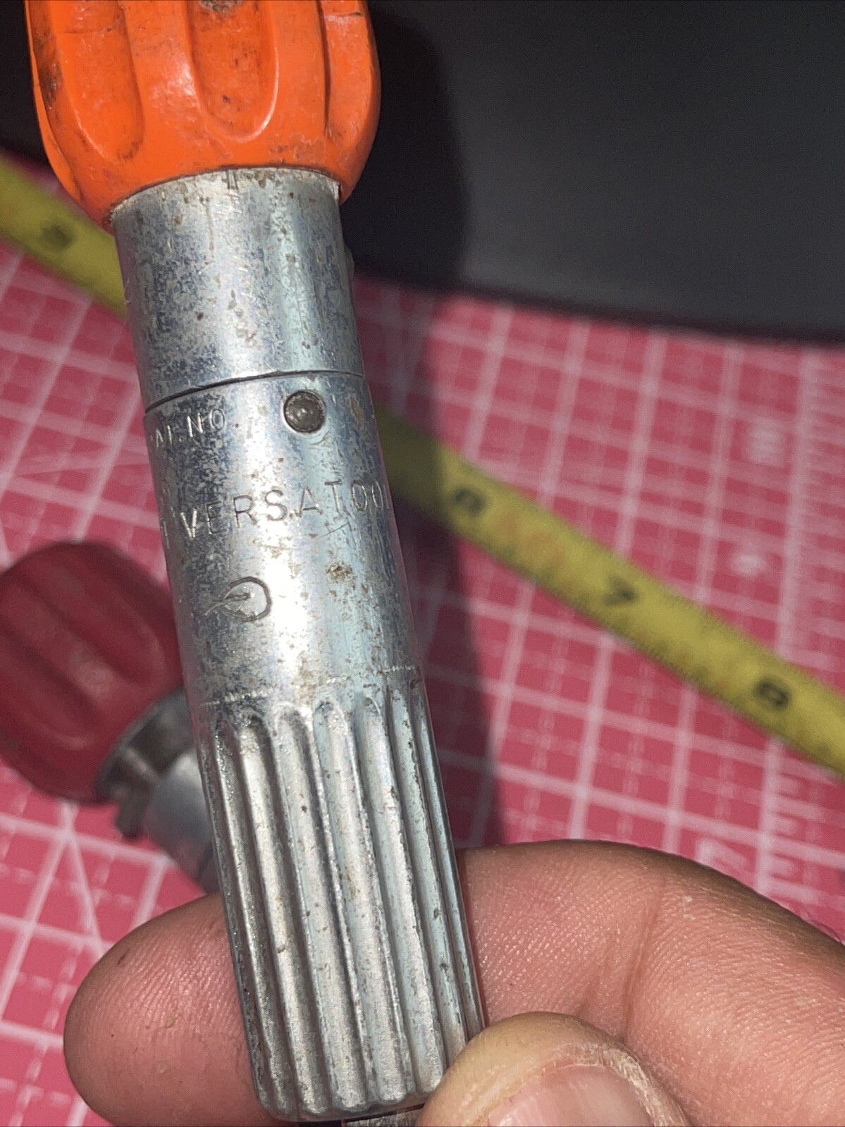 Vintage Ratchet Versa Socket Tool Set Driver Multi Head Ratcheting Phillips Flat