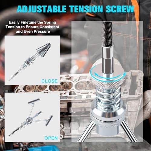 7PCS Adjustable Engine Cylinder Hone Tool Set, 3/4″ to 7″ Sizes, Grinding & Poli