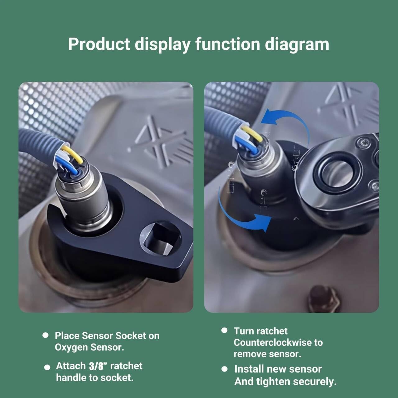 Essential 7/8-Inch Offset Socket for Oxygen Sensors – DIY Car Maintenance Must