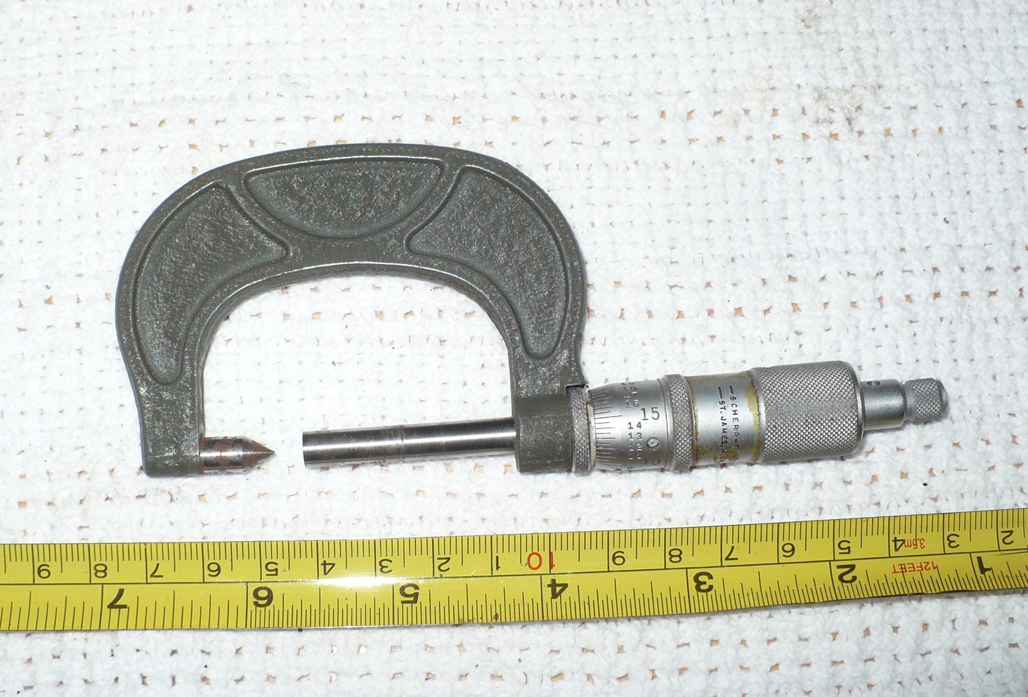 Vintage Scherr-Tumico Micrometer Goodson MDB-30