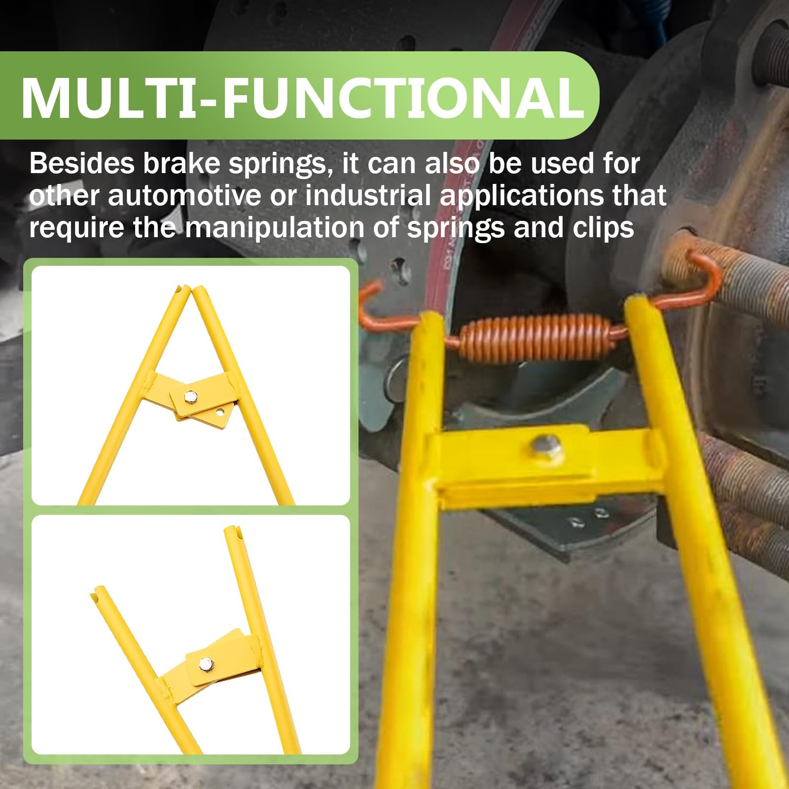 HeavyDuty Truck Drum Brake Spring Tool for Semi Rear Brake Adjustment 75