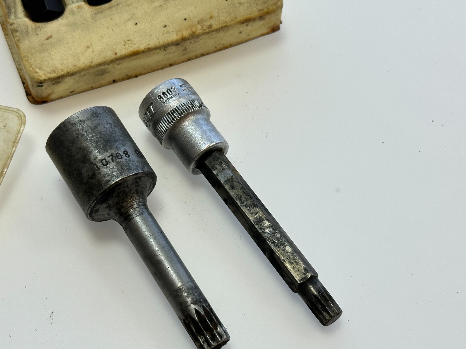 HAZET 8808 & Robinair 10708 RIBE Spline Bit Socket Pair w/ MAC SEL-629 & Others