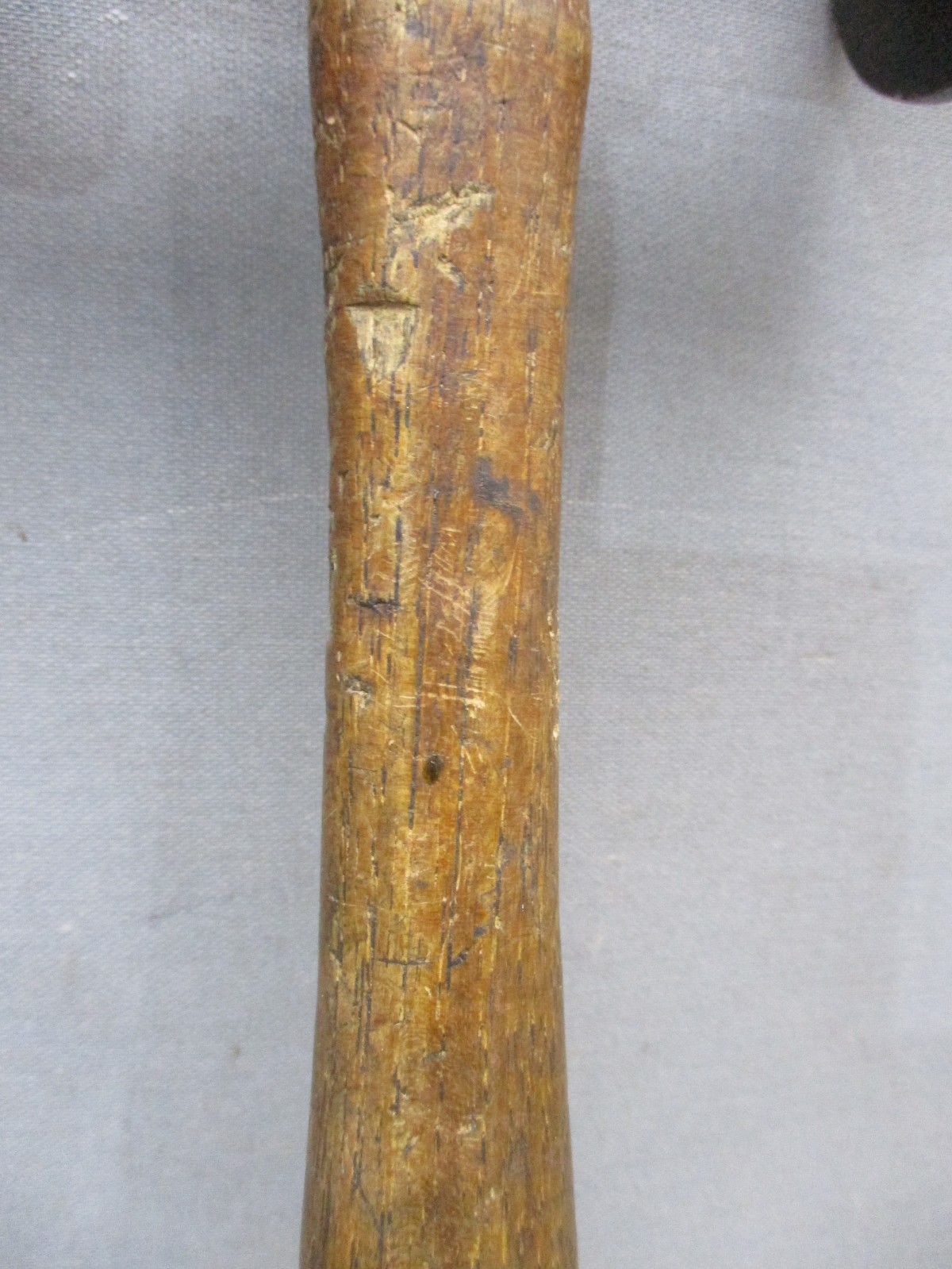 Vintage Snap On Tools BF617 Auto Body Shrinking Hammer Wood Handle Metal Working