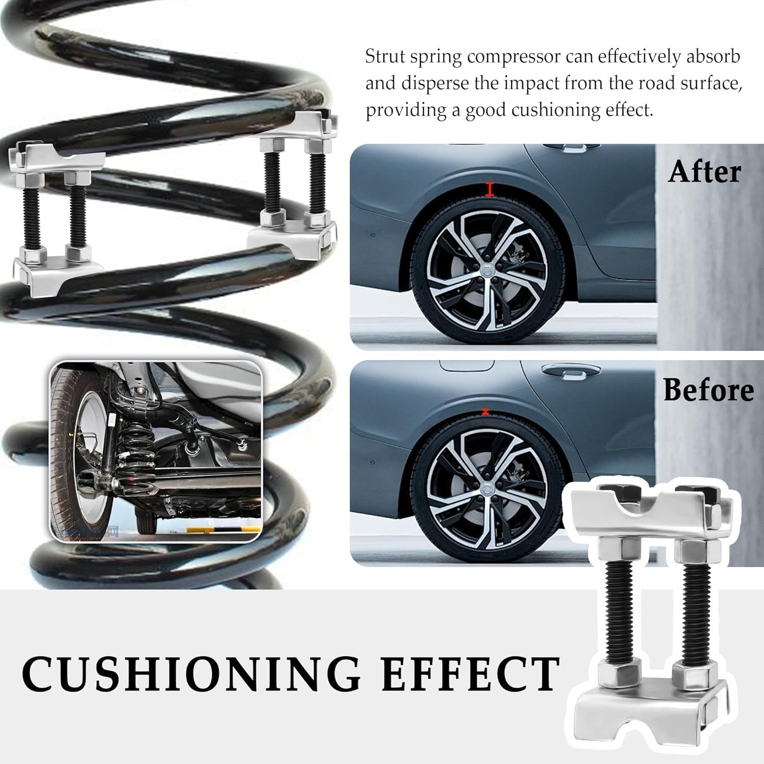 Adjustable Shock Absorber Strut Spring Compressor 4PCS