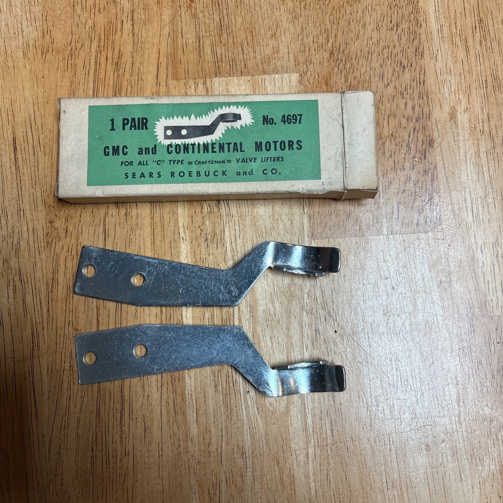 Craftsman Vintage Valve Lifters Pair 4697 GMC Continental Type C Sear Robuck NOS