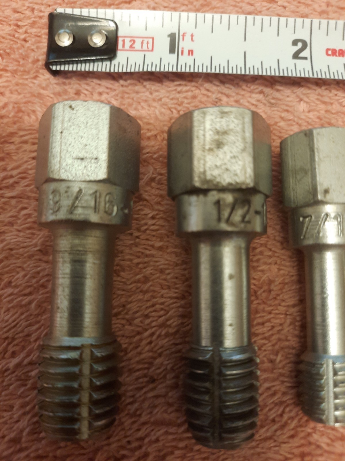 National Coarse Rethreading Taps 6 Piece Set