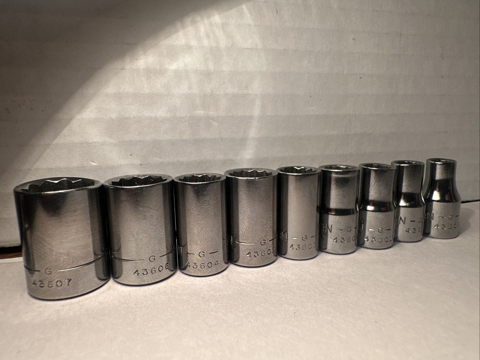 Craftsman 29 Piece SAE 1/4” Drive Set w/Ratchet , 6 & 12 point sockets &more USA