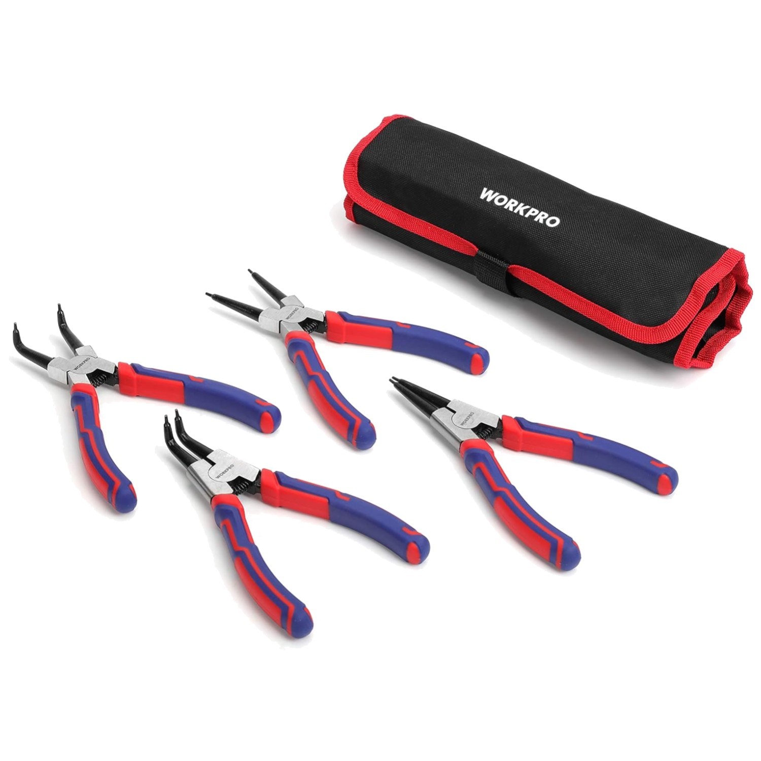 Snap Ring Pliers Kit – 4-Piece Set with Storage Pouch