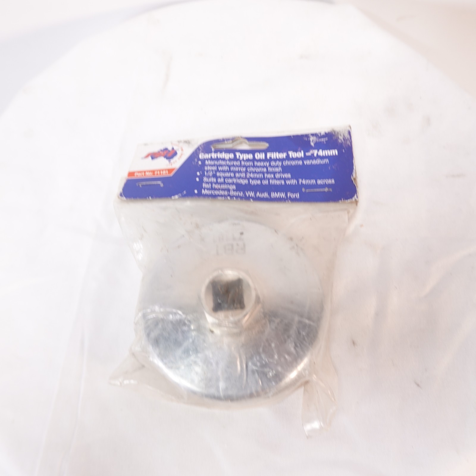 PBT Cartridge Type Oil Filter Tool 74mm VW,Audi,BMW,Ford,Mercedes