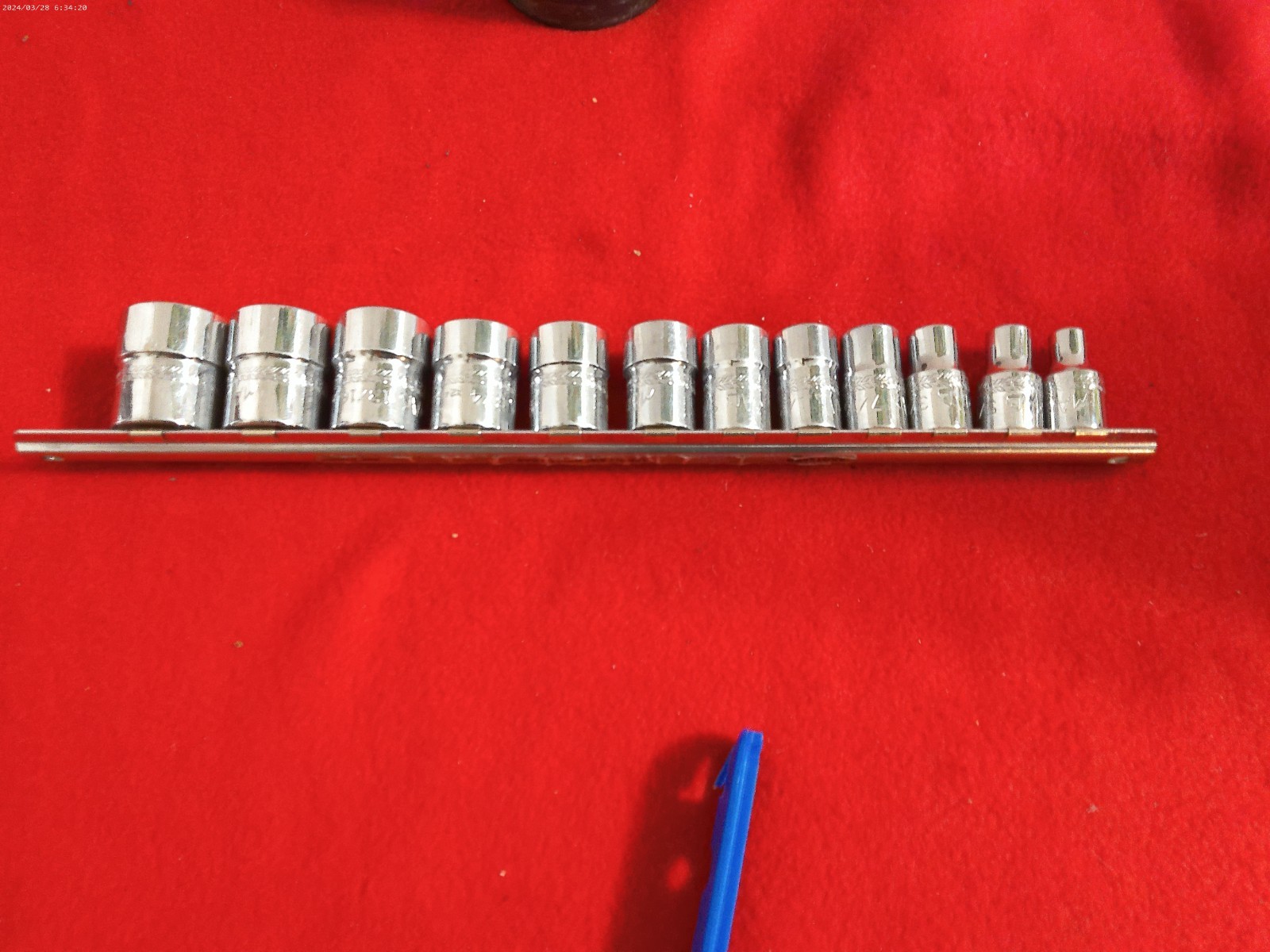 Mac Tools 12Pc SAE 3/8″ Drive Shallow Socket Set Chrome 1/4″ thru 15/16″ 6Pt