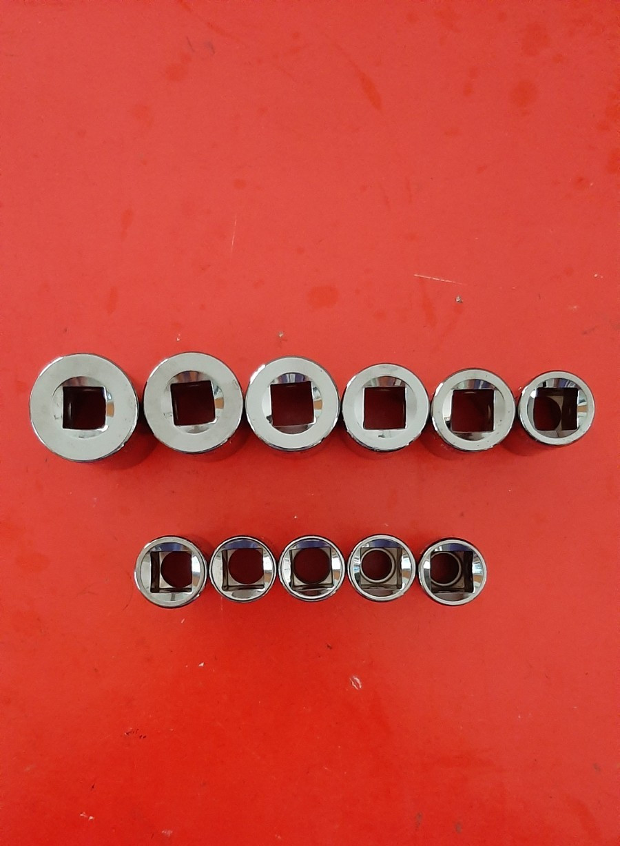 New Craftsman OVERDRIVE 1/2″ Drive SAE 11pc Shallow Socket Set 3/8″ to 1″ 6pt