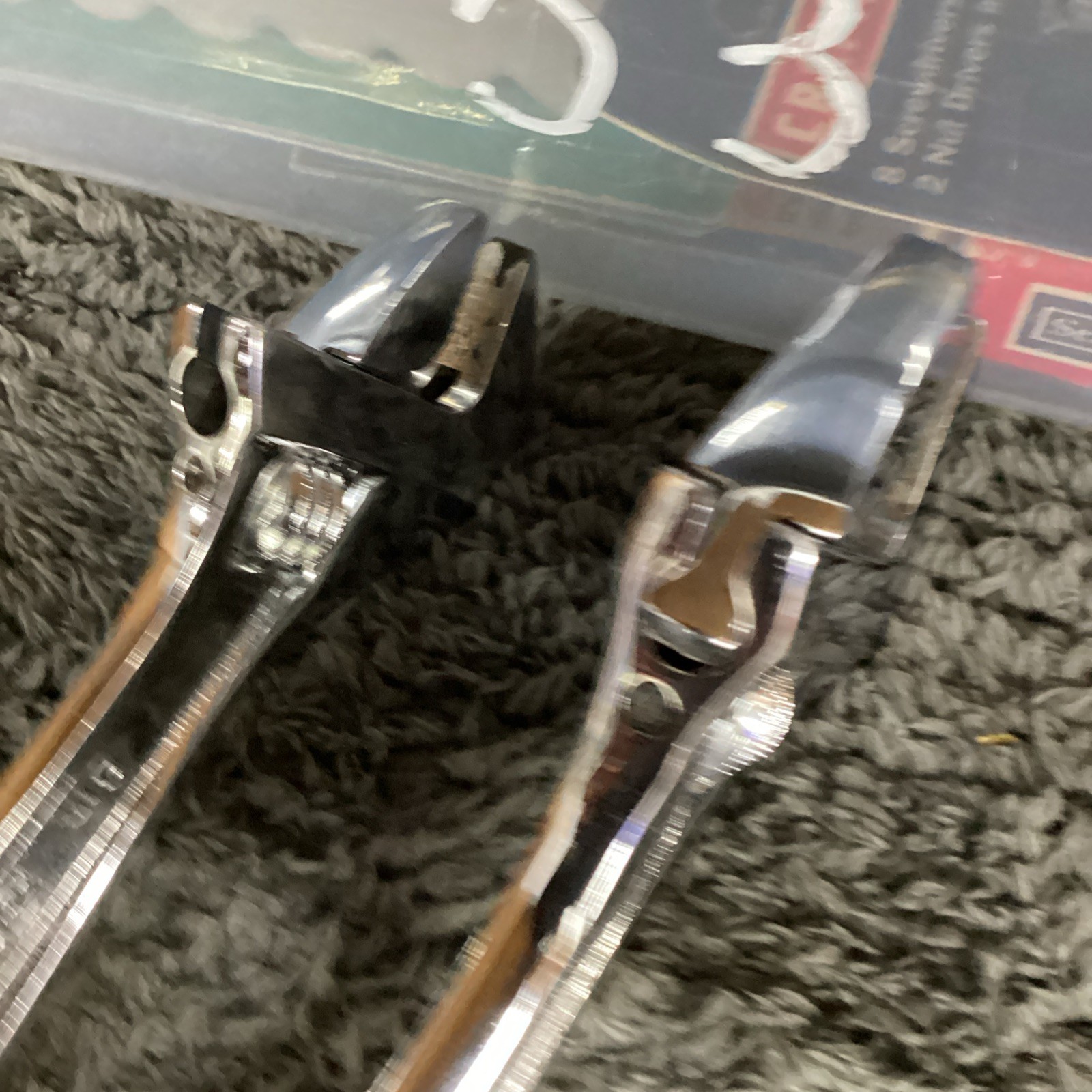 Snap On Underline Logo Adjustable Wrench Set AD8 and AD10 Two Pieces 8” , 10”