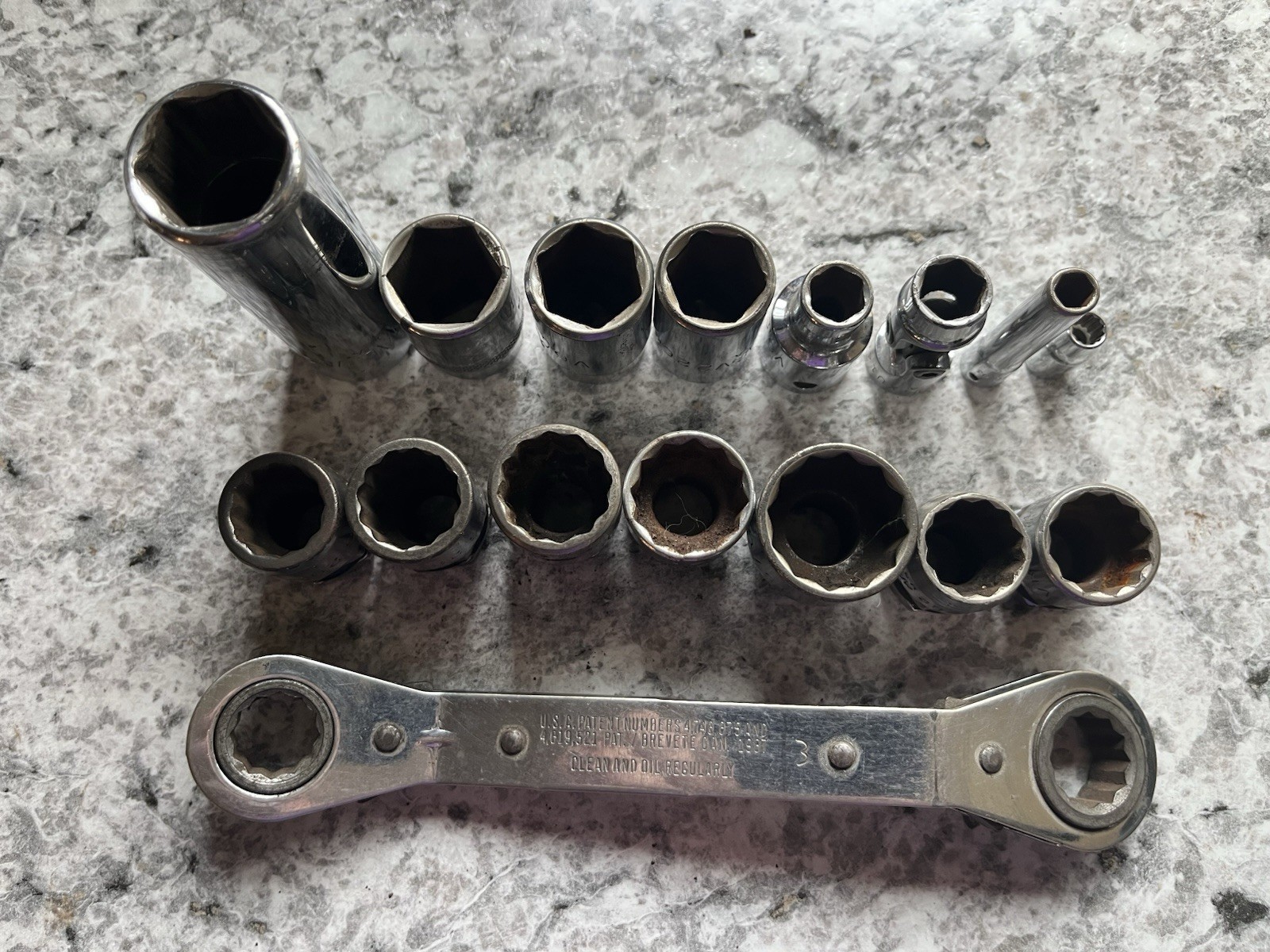 16 MAC TOOLS Sockets Metric SAE USA 1/2” Drive Specialty Mechanic Free Shipping