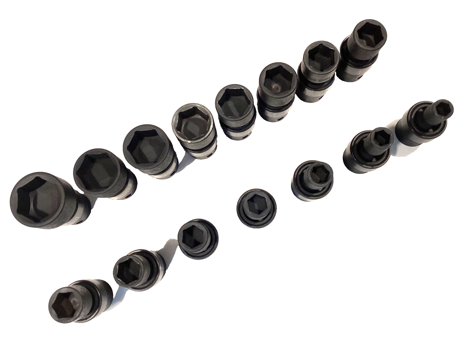 Cornwell 15 Piece 3/8″Dr Metric Swivel Impact Socket Set Snap Latch Case CBPIU2M