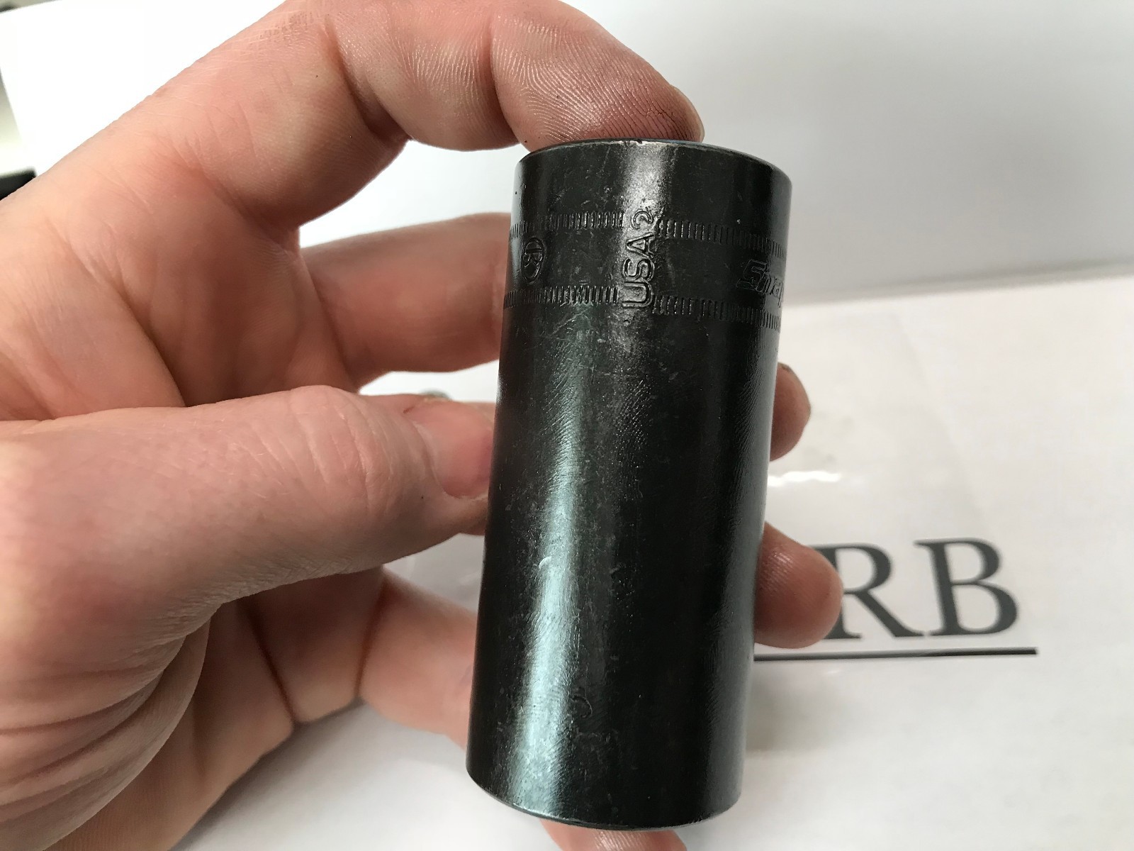Snap-On Tools USA NEW 3/8″ Drive 24mm Metric Deep 6 Point Impact Socket SIMFM24