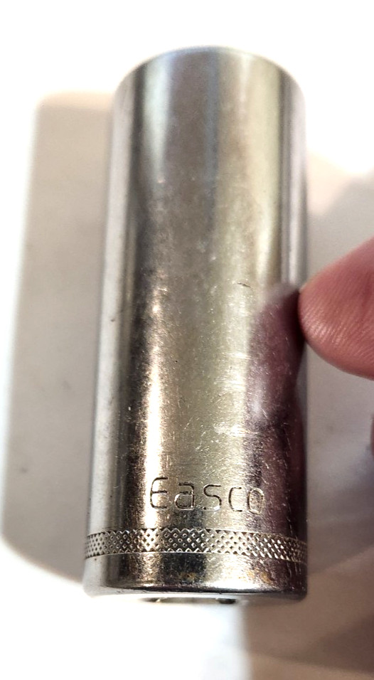Easco 3/4 socket 6 point 3/8 drive part no.521224 length 2 3/8 inches