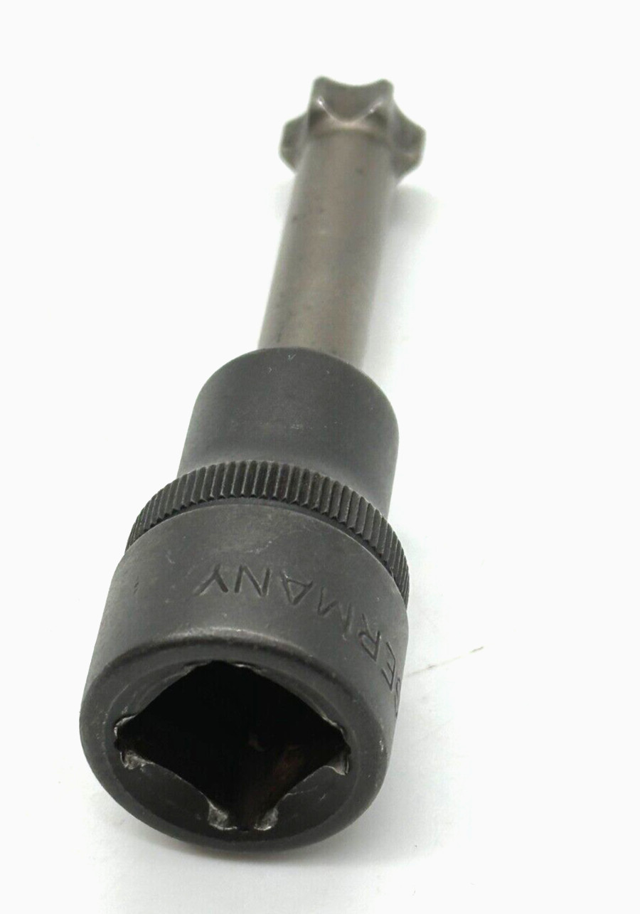BMW Tools T60 TORX Star Bit Driver Socket 1/2″ Flywheel Bolt Wheel Bearing OEM