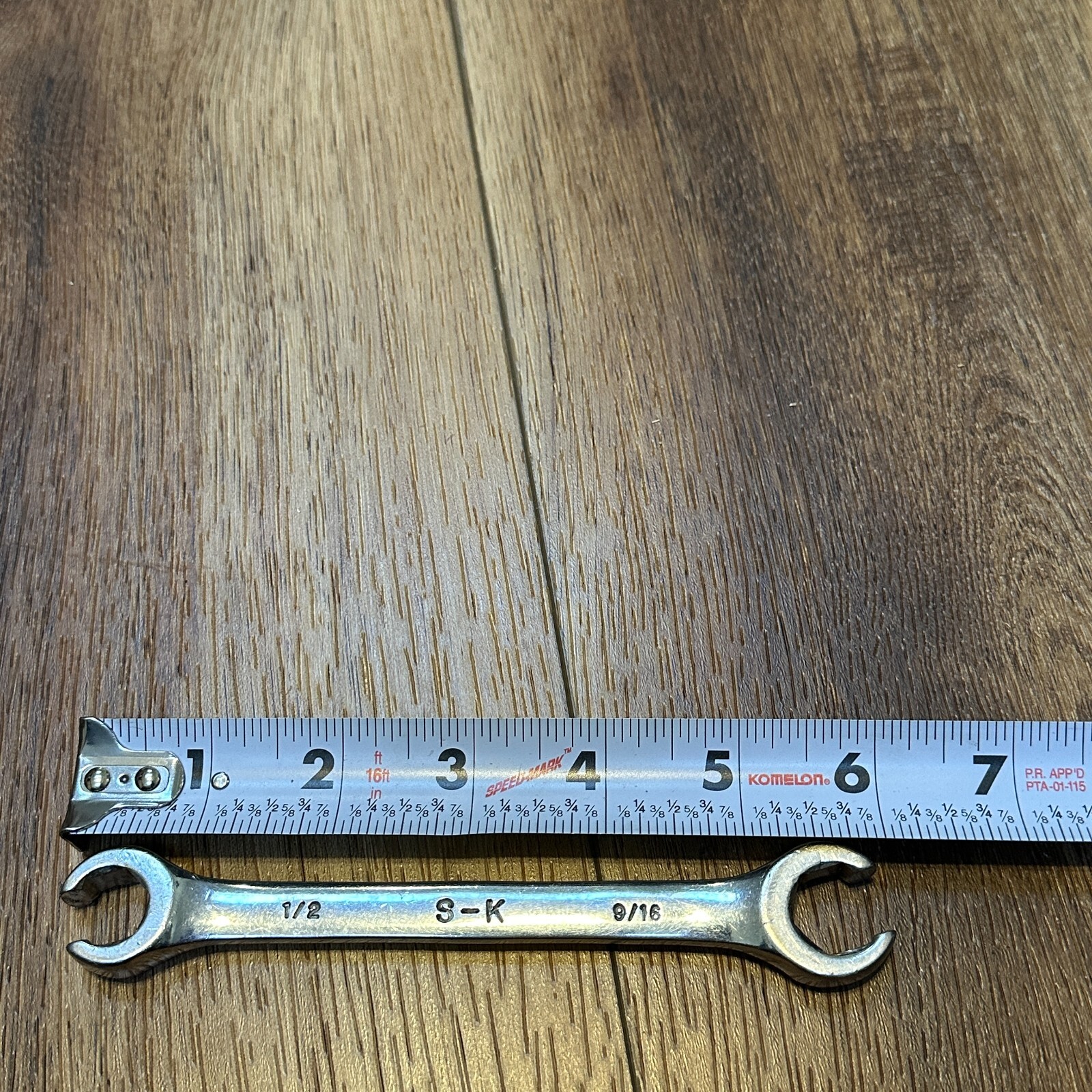 SK 1/2 – 9/16 F1618 Forged Double Open End Line Flare Nut Wrench USA