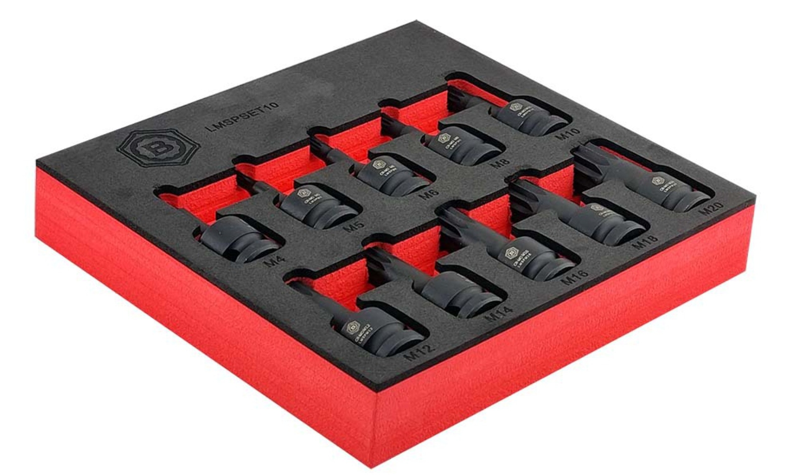 SPLINE XZN IMPACT DRIVER SET 10PC, 1/2″ DRIVE FROM BRITOOL HALLMARK