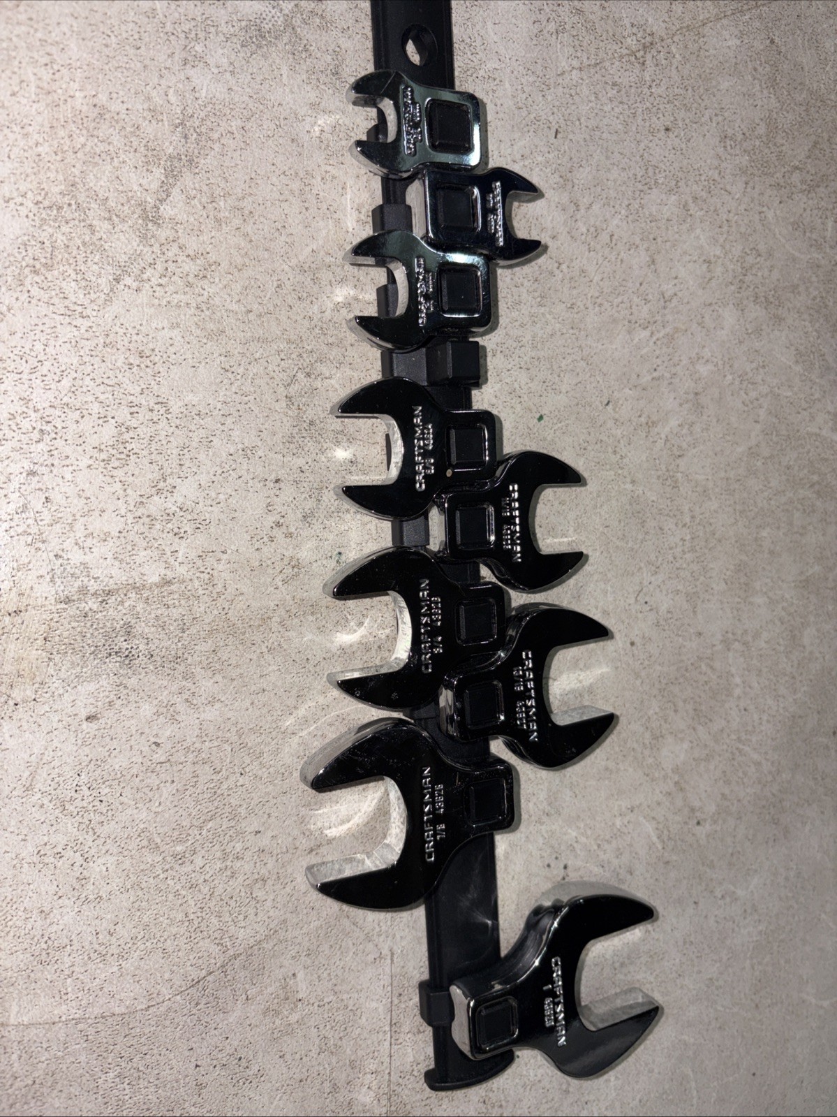 🇺🇸 Craftsman Tools -V- 3/8″ – 7/8″ Crowfoot Socket Set Lot Wrench Open End