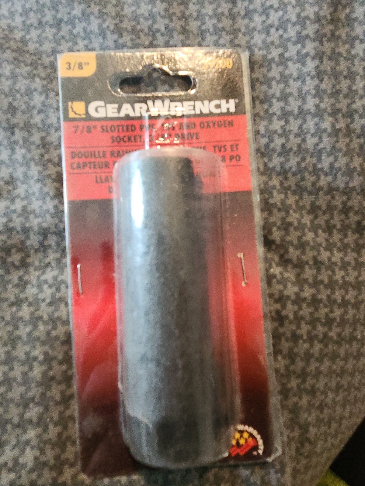 GEARWRENCH 3/8″ Drive Deep Oxygen Sensor Socket 7/8″/22mm #3920D