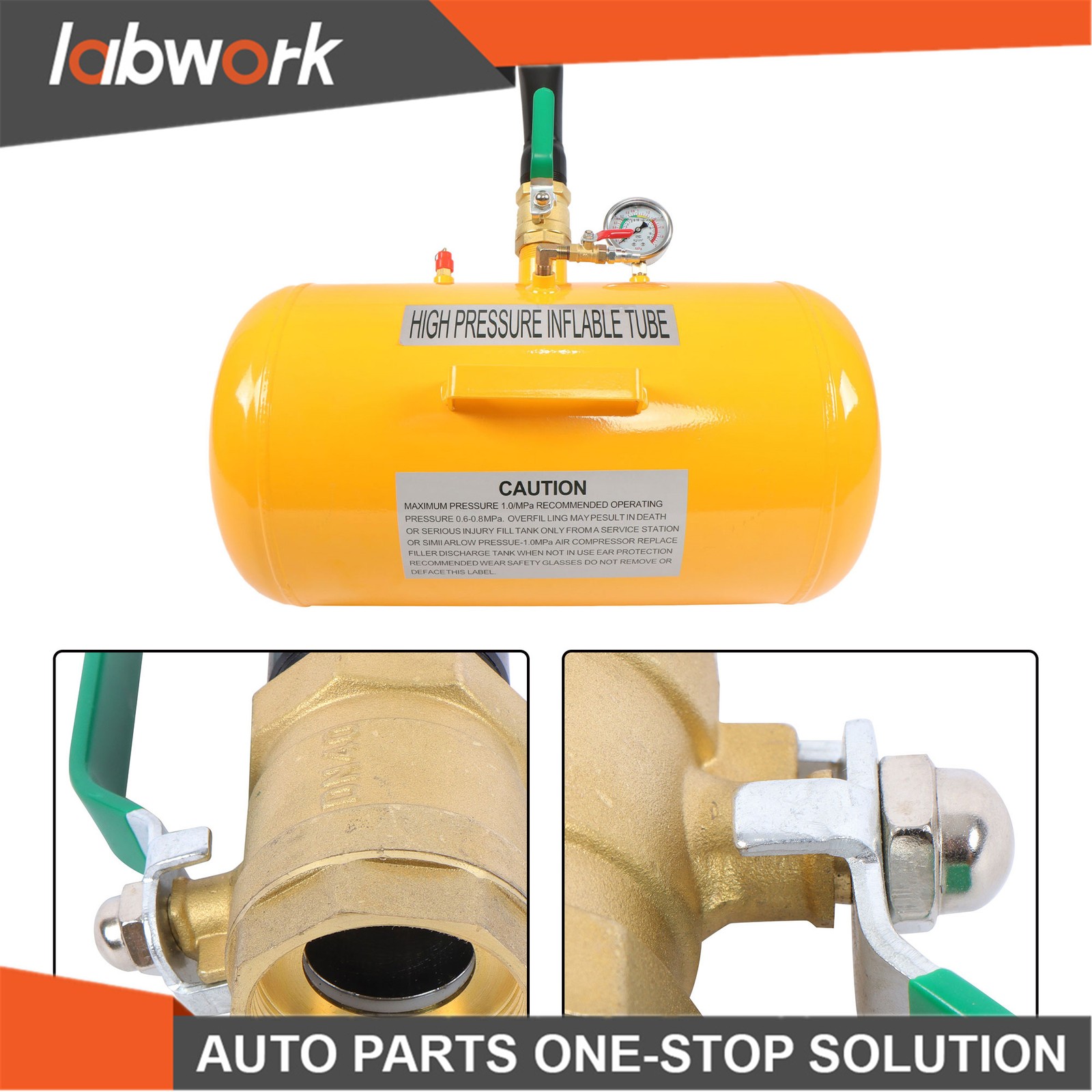 Labwork 10 Gallon Air Tire Bead Seater Blaster Tool Seating Inflator 145PSI