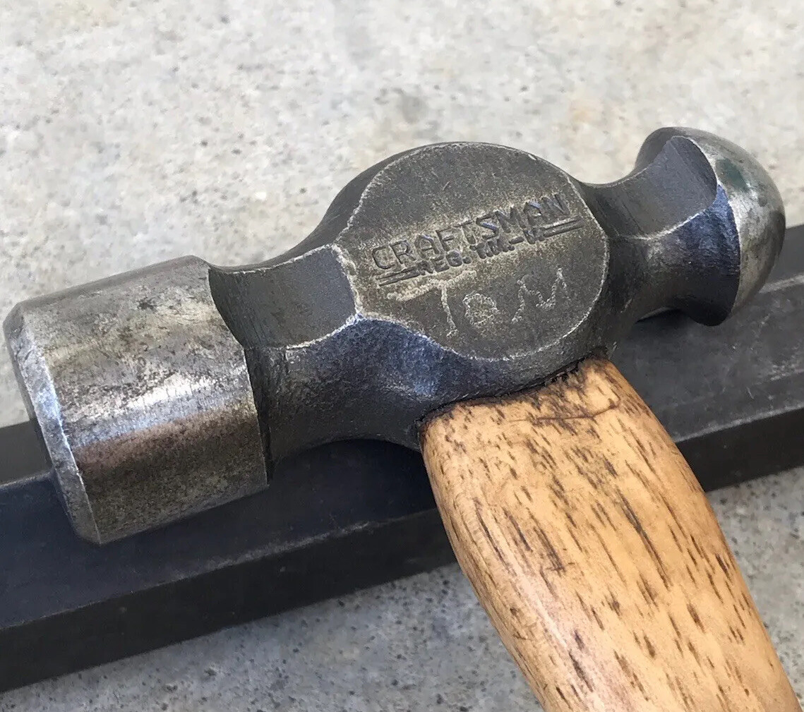 Craftsman USA 8oz. Ball Peen Hammer With Wood Handle