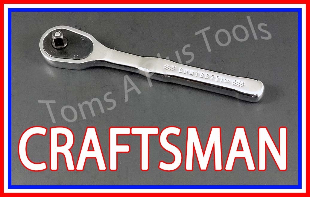 CRAFTSMAN TOOLS 2pc 1/4 3/8 FULL POLISH 72 Tooth Ratchet socket wrench set !!