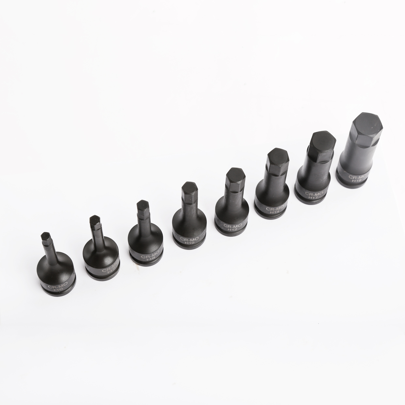 8pc Metric Set Long Air Allen Driver Auto 1/2″ Dr Impact Socket Hex Bits US SHIP