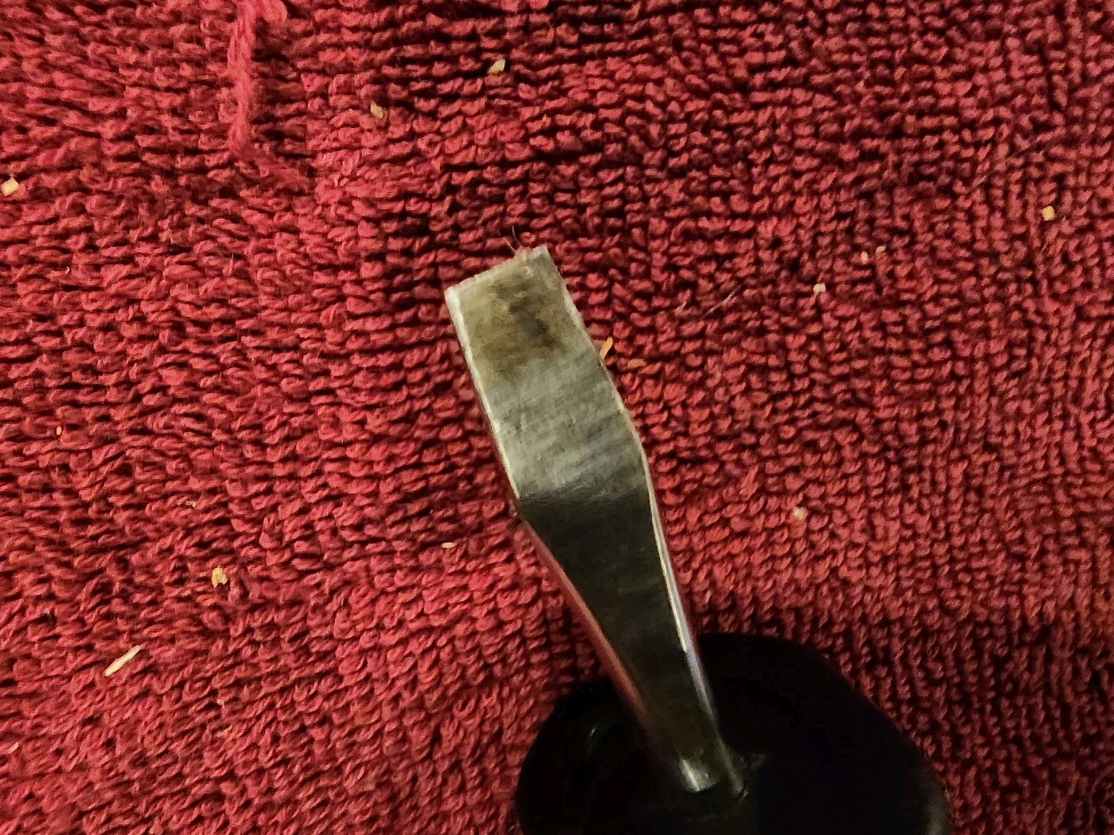 Snap-on Flat Tip Stubby Screwdriver Black Hard Handle # SDD1