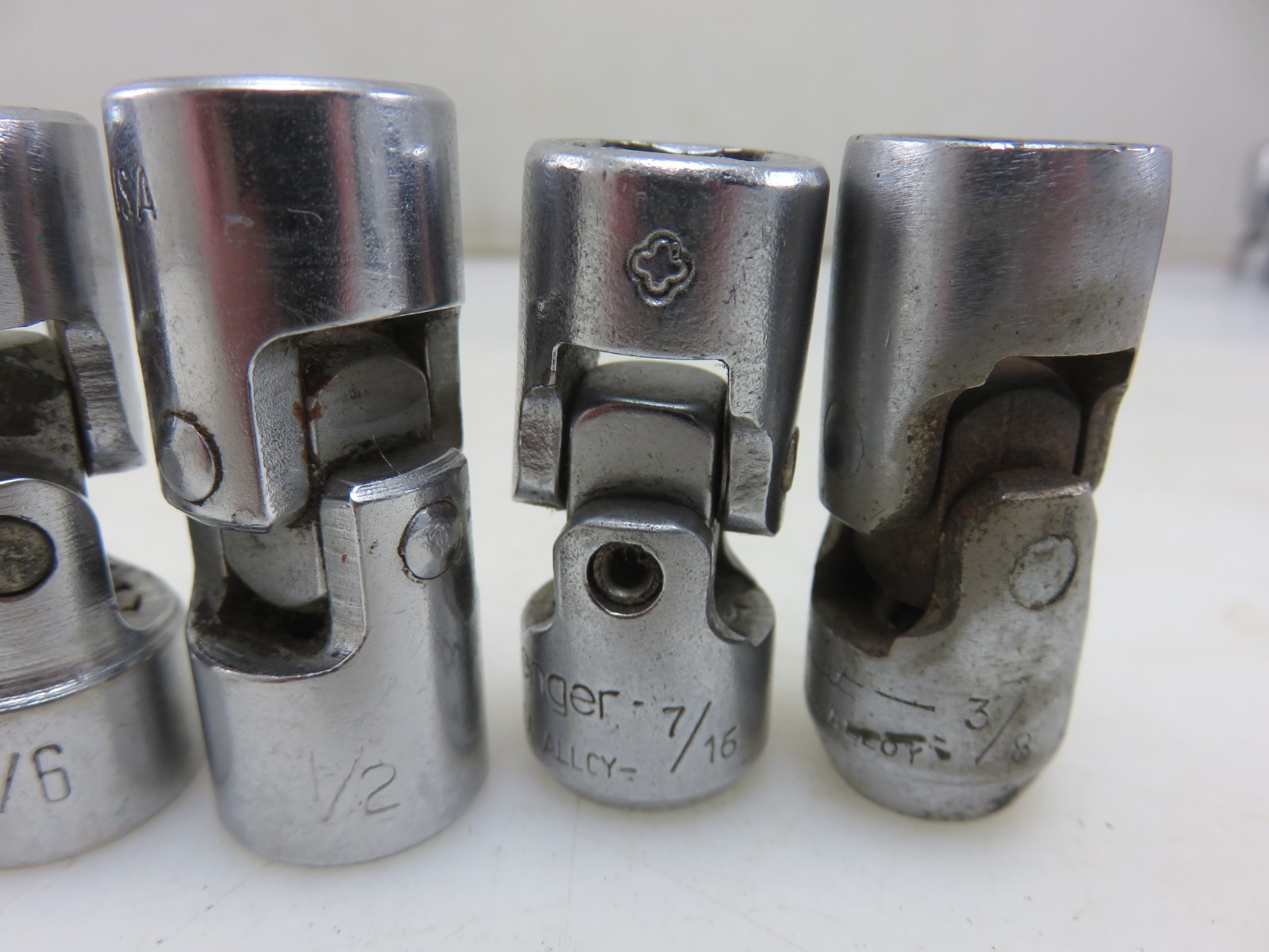 Wright Proto Others Etc. Swivel Flex Joint Socket Set 6pc 12pt 3/8″-11/16″ Set