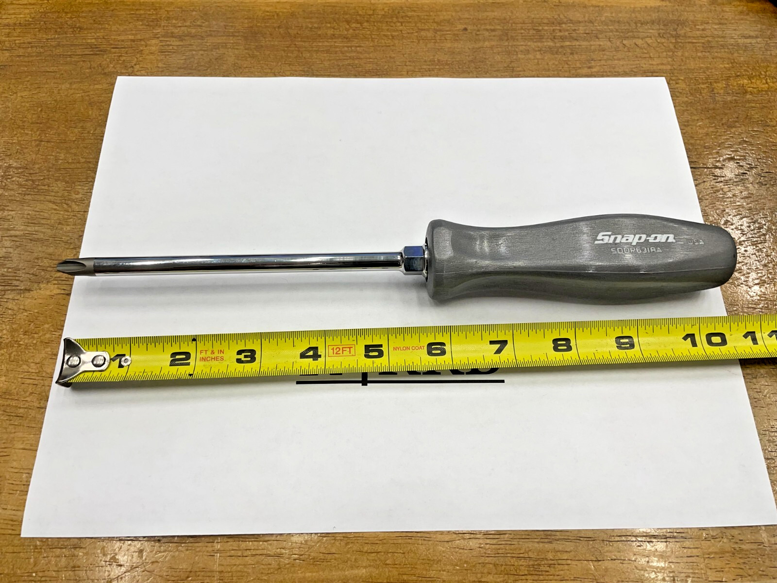 Snap-on Tools NEW DARK TITANIUM Hard Handle #3 Phillips Screwdriver SDDP63IRADT