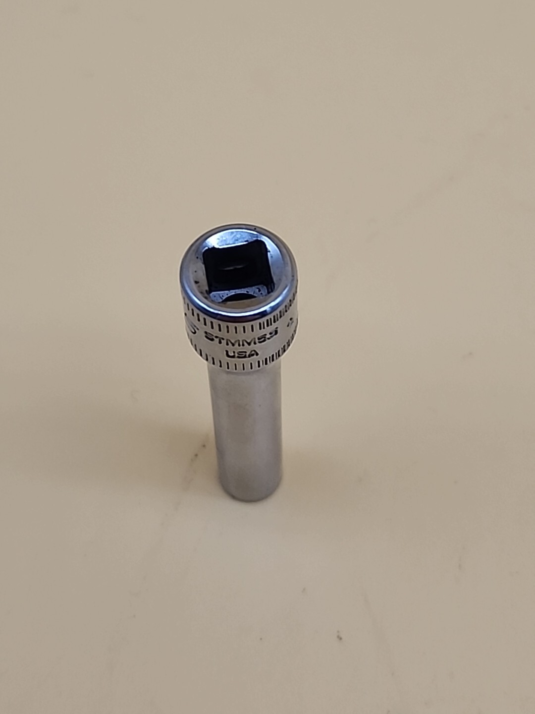 Snap On 1/4″ Drive 5.5MM 6PT Deep Chrome Socket STMM5.5