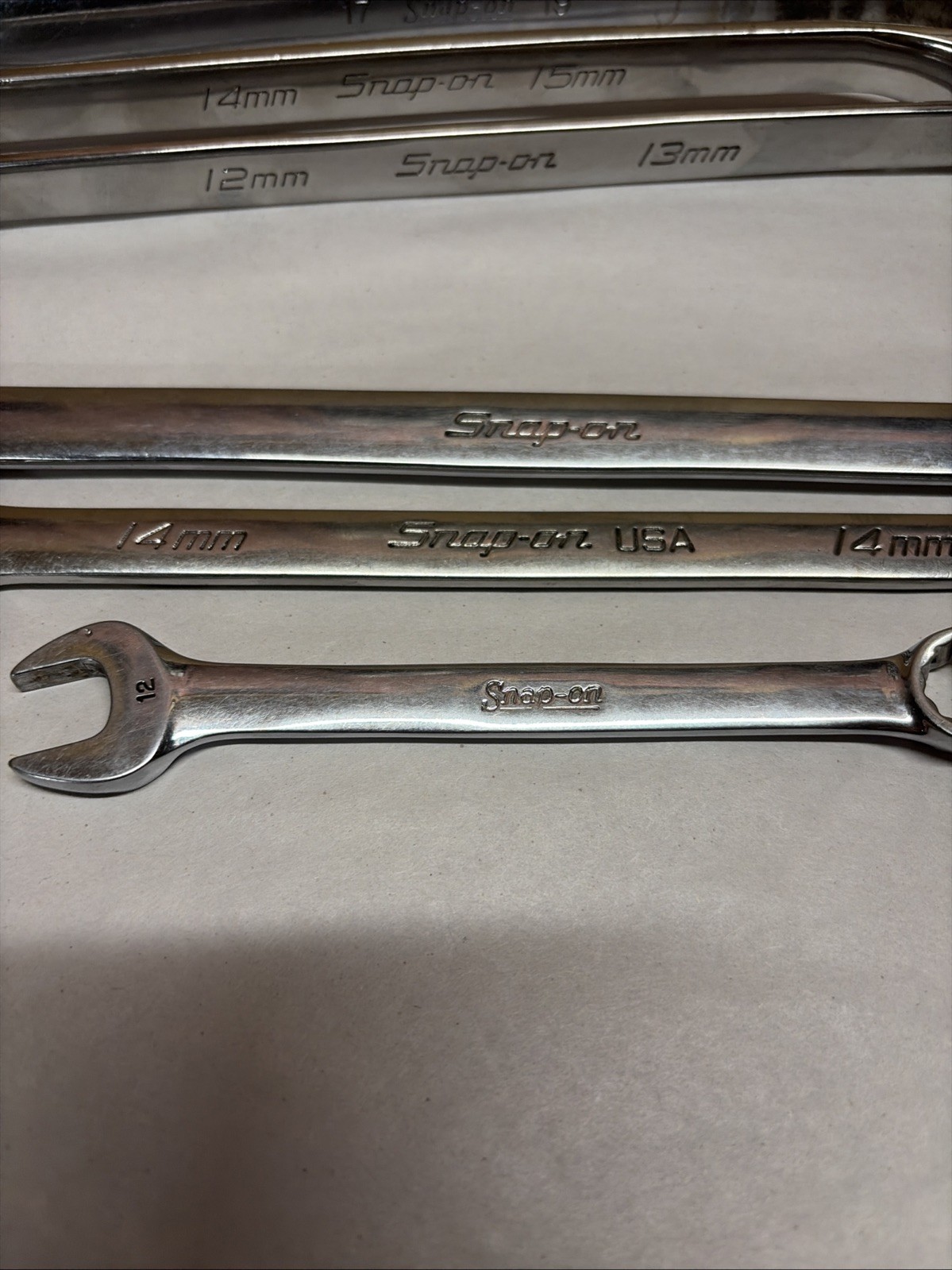 Snap-on Metric Wrench Lot 7 Pc XBM OEXLM