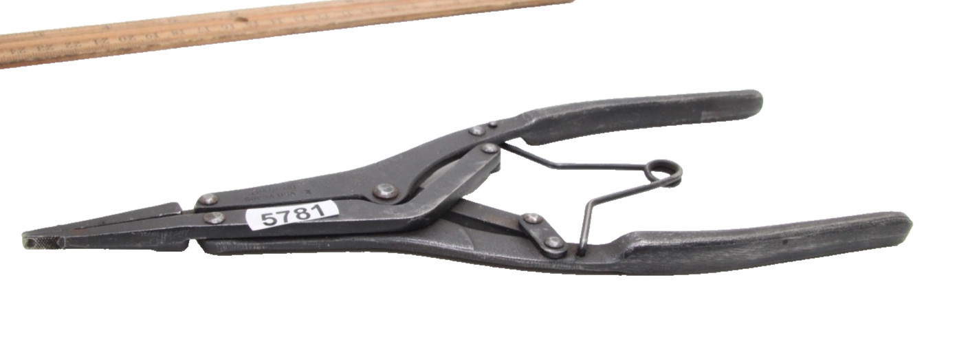 Snap-on SRP5A Spring Loaded Straight Tip Retaining Snap Ring Pliers 10.5″ USA