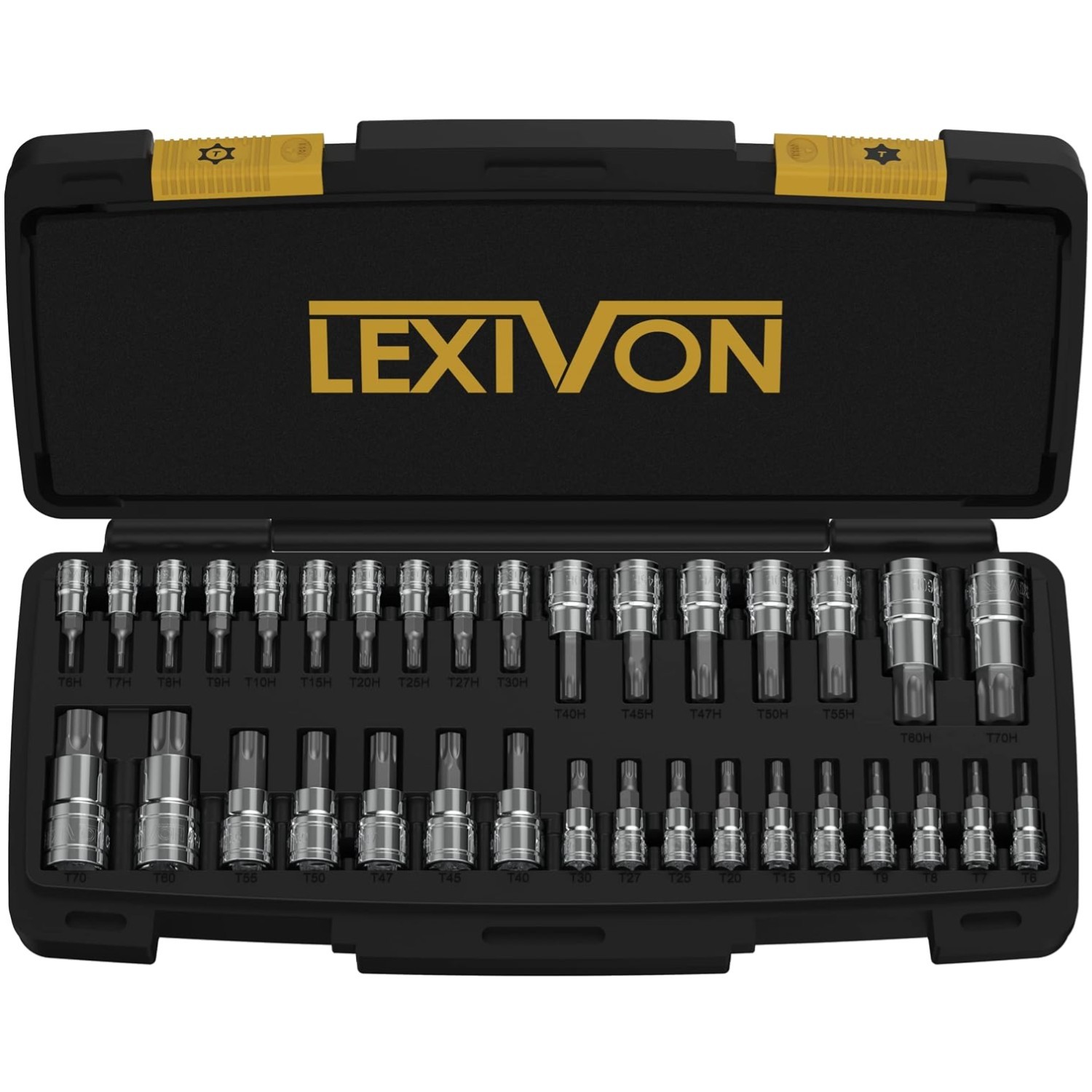 34-Piece Master TORX Bit Socket Set | S2 Alloy Steel